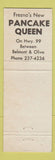 Matchbook Cover - Pancake Queen Oakland CA