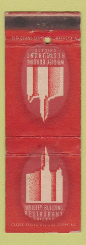 Matchbook Cover - Wrigley Building Restaurant Chicago IL WEAR