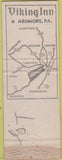 Matchbook Cover - Viking Inn Ardmore PA