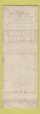 Matchbook Cover - Putnam's Hotel Boston MA Federal
