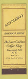 Matchbook Cover - Corrigan's Cabins Coffee Shop Stuyvesant Falls NY Federal