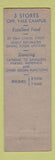 Matchbook Cover - George and Harry's Restaurants New Haven CT WEAR
