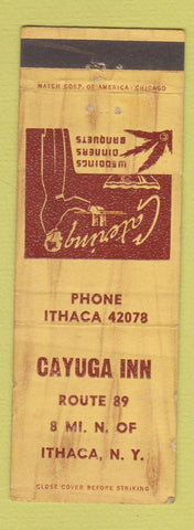 Matchbook Cover - Cayuga Inn Ithaca NY WORN