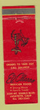 Matchbook Cover - El Charro Mexican Food Lafayette CA