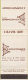 Matchbook Cover - Beachcomber Motel Avalon NJ