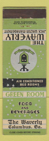 Matchbook Cover - The Waverly Columbus GA Green Room