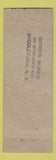 Matchbook Cover - Garden Grille Restaurant Akron OH WORN