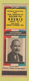 Matchbook Cover - JM Jack Vinson for Mayor Gulfport MS