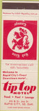 Matchbook Cover - Tip Top Motel Rapid City SD