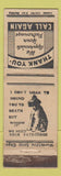 Matchbook Cover - Cigarette Vending Rap a Pak