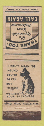 Matchbook Cover - Cigarette Vending Rap a Pak
