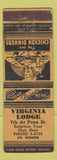 Matchbook Cover - Virginia Lodge Fort Worth TX WEAR