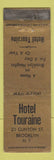 Matchbook Cover - Hotel Touraine Brooklyn NY WEAR