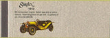 Matchbook Cover - Simplex 1912 antique cars BLANK
