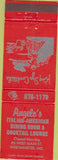 Matchbook Cover - Angelo's Italian Food Westminster MD