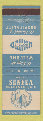 Matchbook Cover - Hotel Seneca Rochester NY