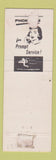 Matchbook Cover - Maury's TV Appliance Grand Forks ND