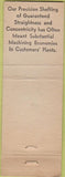 Matchbook Cover - Steel Supply Co Chicago IL