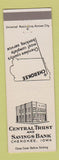 Matchbook Cover - Central Trust Savings Bank Cherokee IA