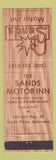 Matchbook Cover - Sands Motor Inn North Platte NE