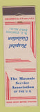 Matchbook Cover - Masonic Service Association Hospital Visitation