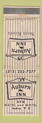 Matchbook Cover - Auburn Inn Auburn NY WEAR