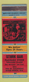 Matchbook Cover - Stork Bar Package Liquor Miami Beach FL WEAR