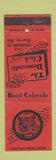 Matchbook Cover - Demoncratic Club Denver Colorado WEAR