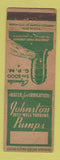 Matchbook Cover - Johnston Pumps Los Angeles CA