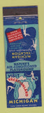 Matchbook Cover - Michigan MI Tourism Bay City MI