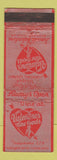 Matchbook Cover - Valentine's Fine Foods Medford OR WEAR