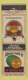 Matchbook Cover - Advance Shelac Lacquers Enamels Indianapolis IN