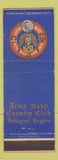 Matchbook Cover - Army Navy Country Club Arlington VA