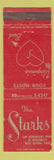 Matchbook Cover - The Starks West Covina CA WEAR