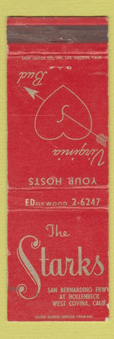 Matchbook Cover - The Starks West Covina CA WEAR