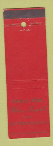Matchbook Cover - Mercy Mart Mercy Hospital Pittsburgh PA