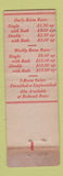 Matchbook Cover - Hotle Tracy Philadelphia PA WEAR