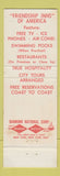 Matchbook Cover - Riverside Motel Cortland NY