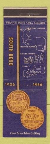 Matchbook Cover - South Bend Tools Lathes OH 1956