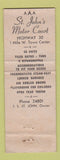Matchbook Cover - St John's Motor Court Kearney NE
