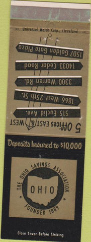 Matchbook Cover - Ohio Savings Association