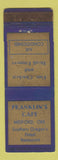 Matchbook Cover - Franklin's Cafe Medford OR WEAR