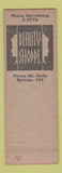 Matchbook Cover - French Beauty Shoppes Harrisburg PA Mount Holly Springs