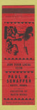 Matchbook Cover - Paul M Schaffer Match Collector Egypt PA RED