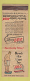 Matchbook Cover - Jello Desert man on scale Star Mold Offer