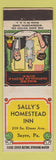 Matchbook Cover - Sally's Homestead Inn Sayre PA