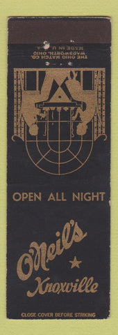 Matchbook Cover - O'Neil's Restaurant Knoxville TN