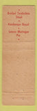 Matchbook Cover - Chimney House Pensauken NJ feature