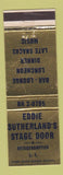 Matchbook Cover - Eddie Sutherland's Stage Door Bridgehampton LI NY