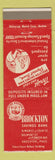 Matchbook Cover - Brockton Savings Bank MA